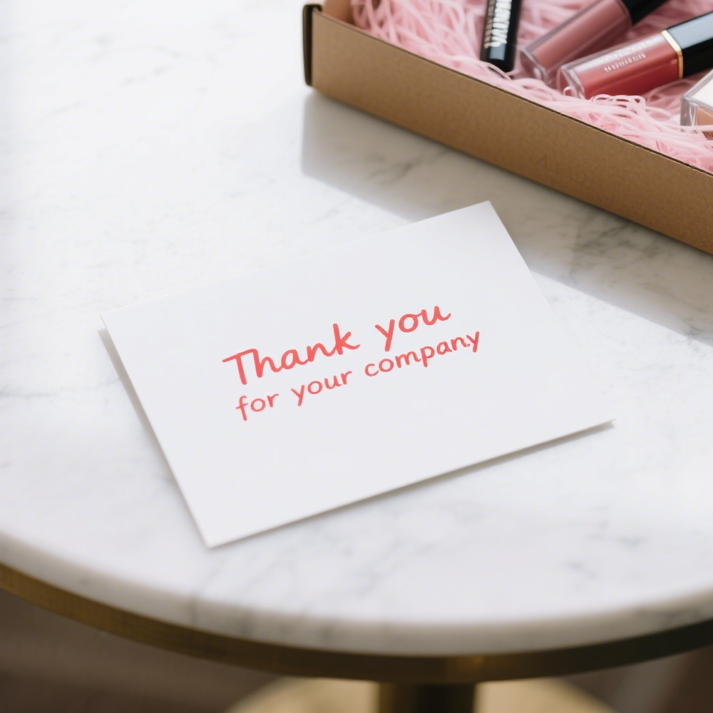 Custom Branded Digital Print Thank You Card