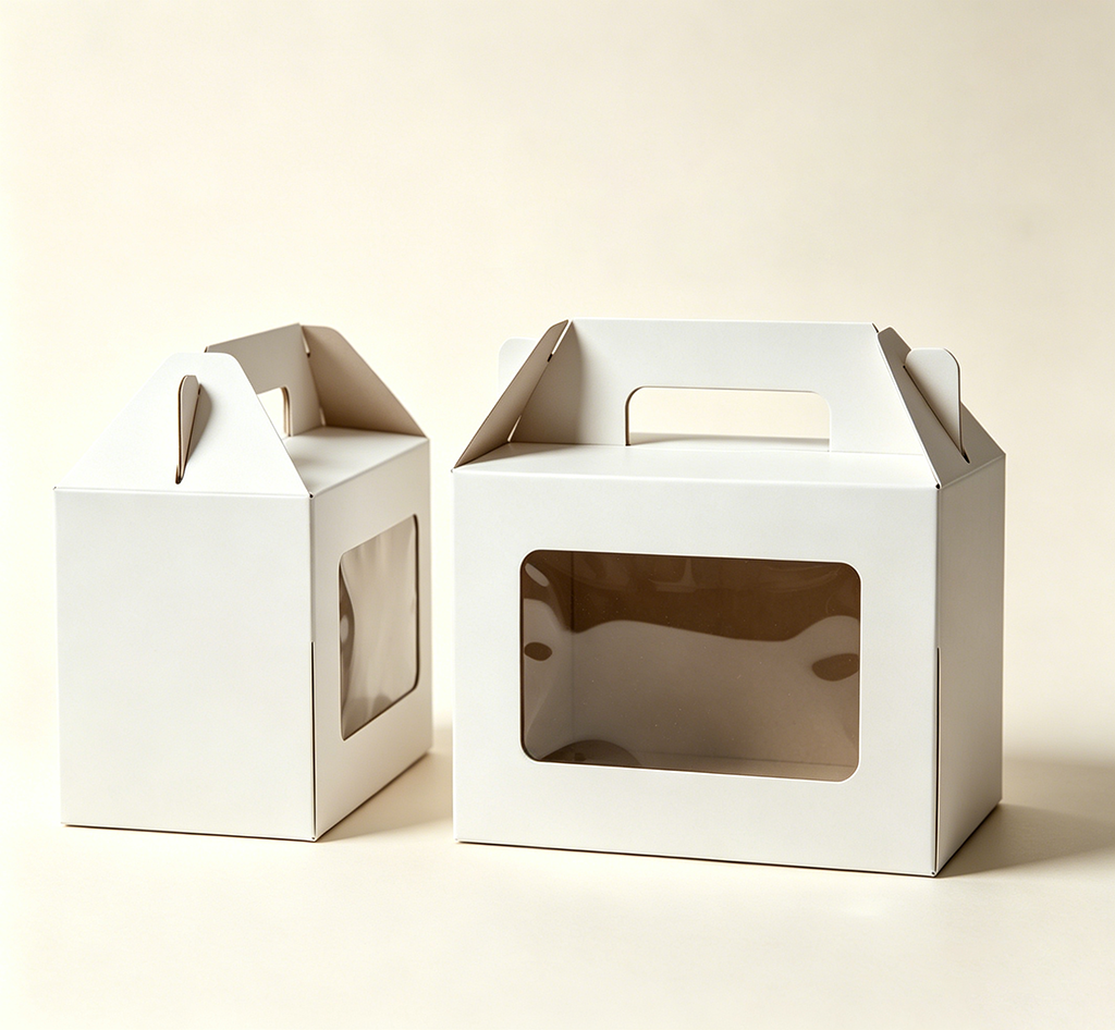 Aesthetic Off-white Handheld Packaging Box