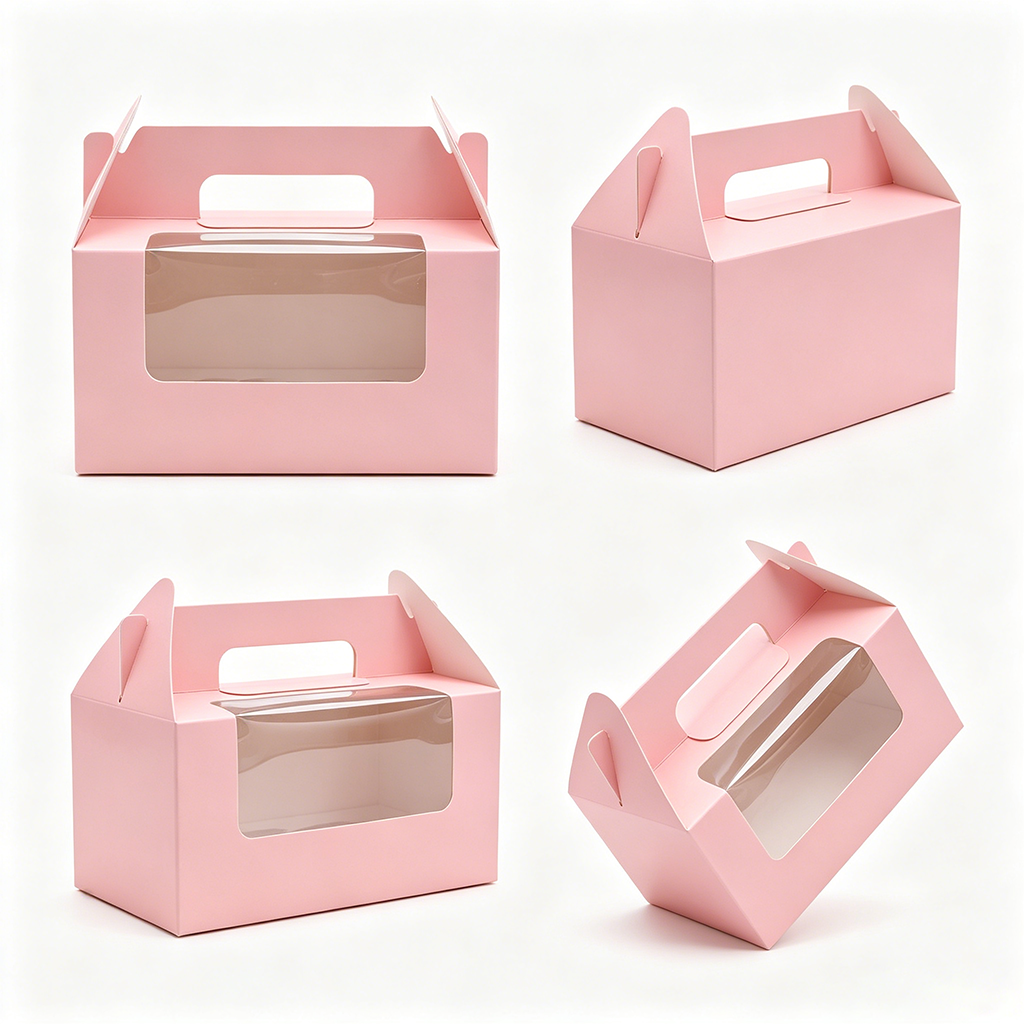 Eco-friendly Portable Paper Carrier Box