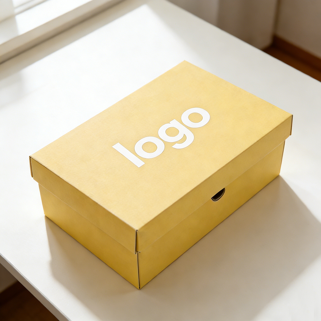 Standard Corrugated Kraft Shoe Storage Box
