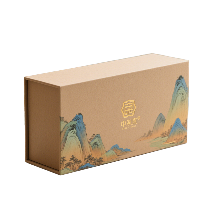 Wholesale Customizable Landscape Art Rigid Gift Boxes - Custom Logo Printing
