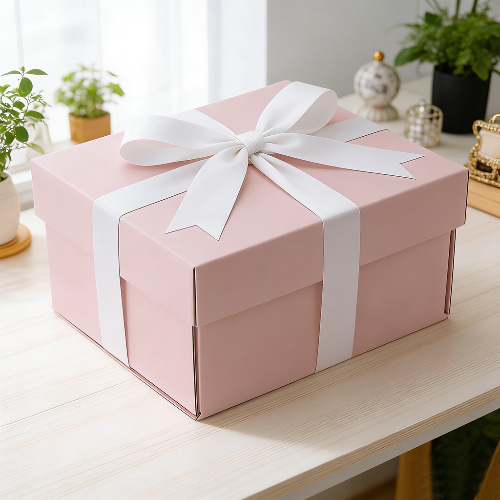Textured Gift Box with Logo - Bulk B2B Supply | Ruisheng Packaging
