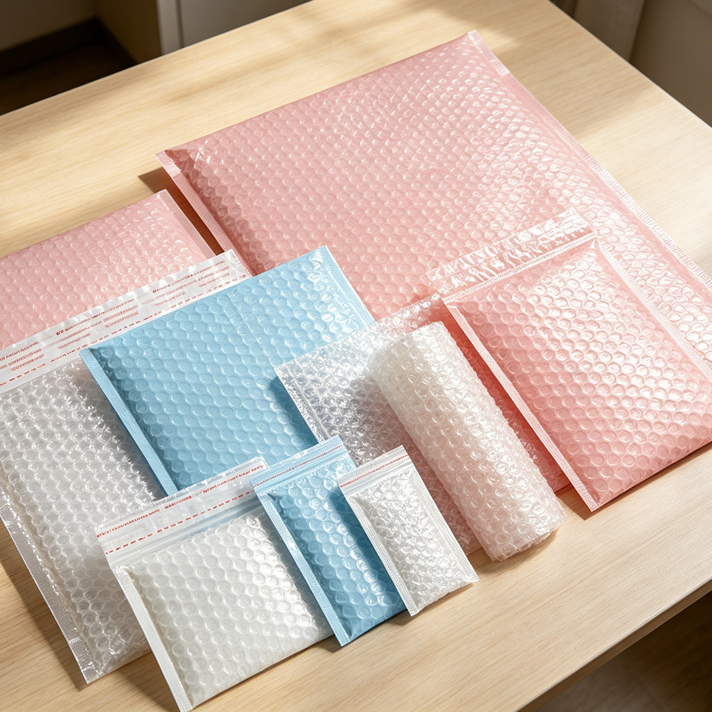 Eco-friendly poly mailers and shipping bags for secure ecommerce delivery