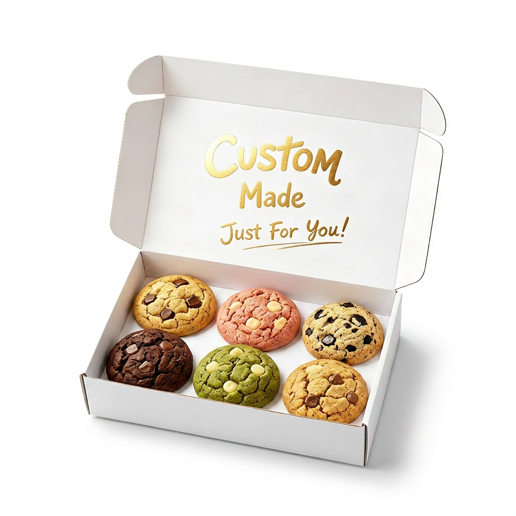 Custom Biodegradable Kraft Pastry Boxes With Dividers