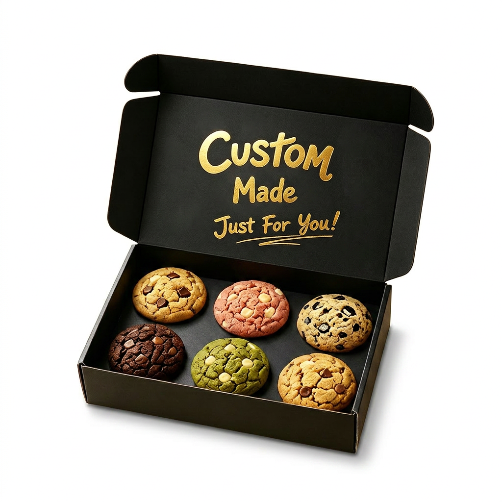 Custom Biodegradable Kraft Pastry Boxes With Dividers