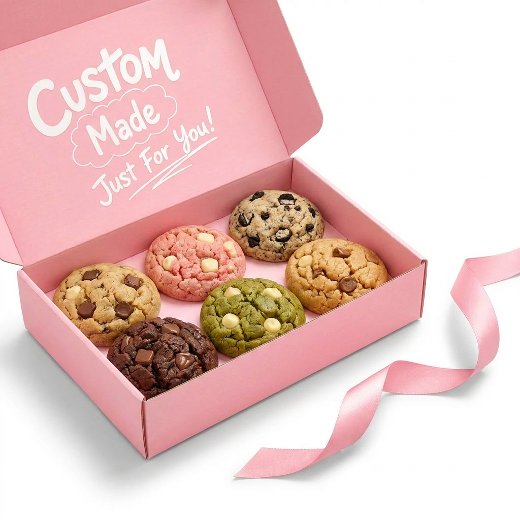 Custom Biodegradable Kraft Pastry Boxes With Dividers