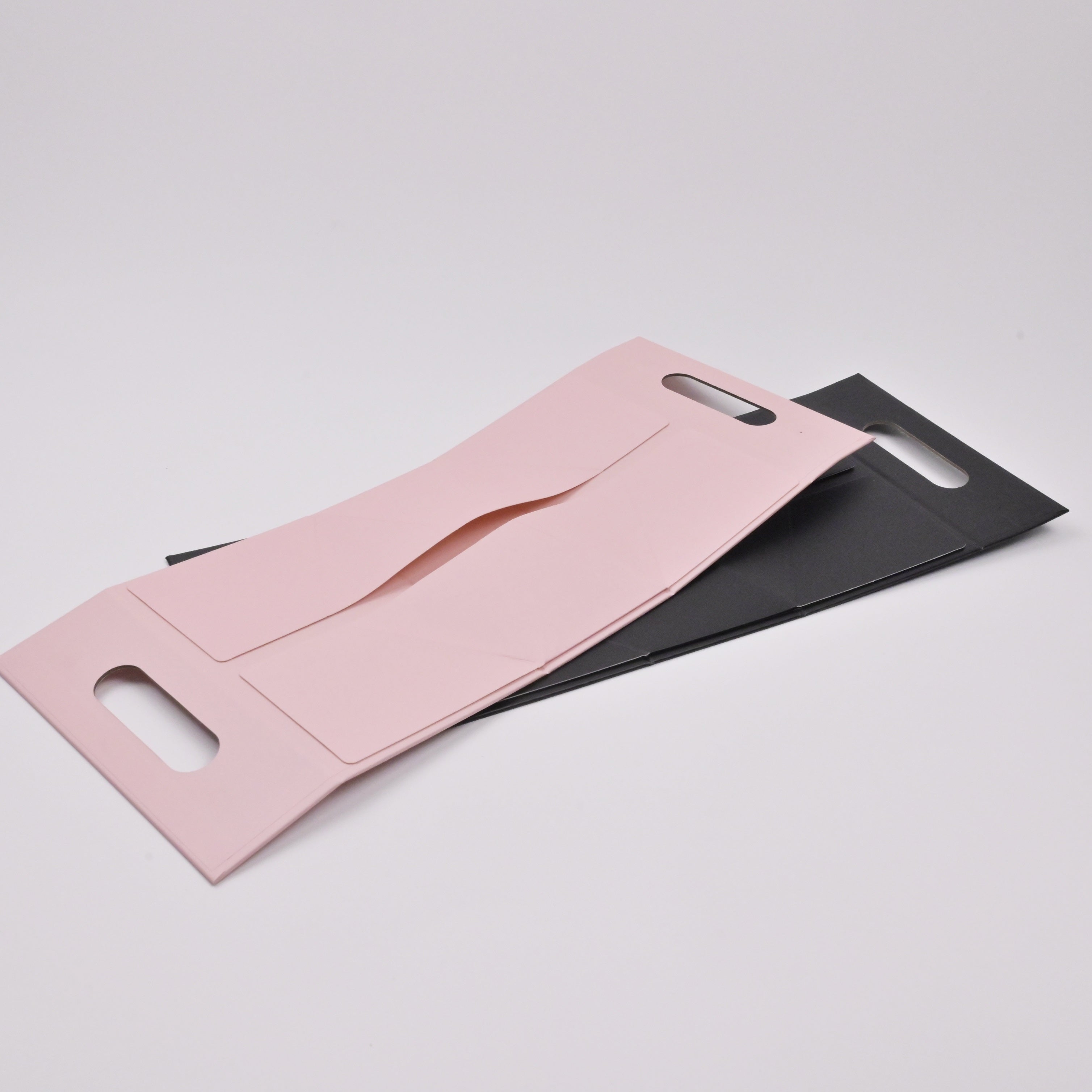 Collapsible kraft paper handheld box sustainable gift packaging