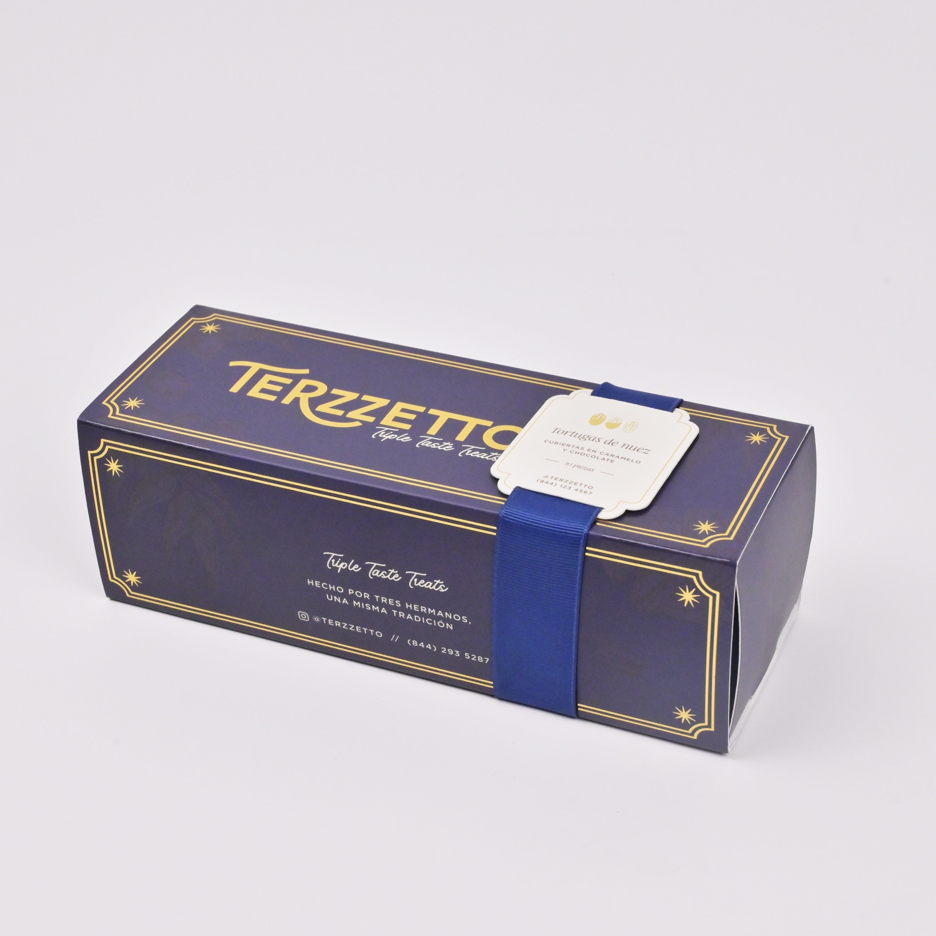 Custom drawer box with ribbon pull tab - premium rigid packaging for gifts