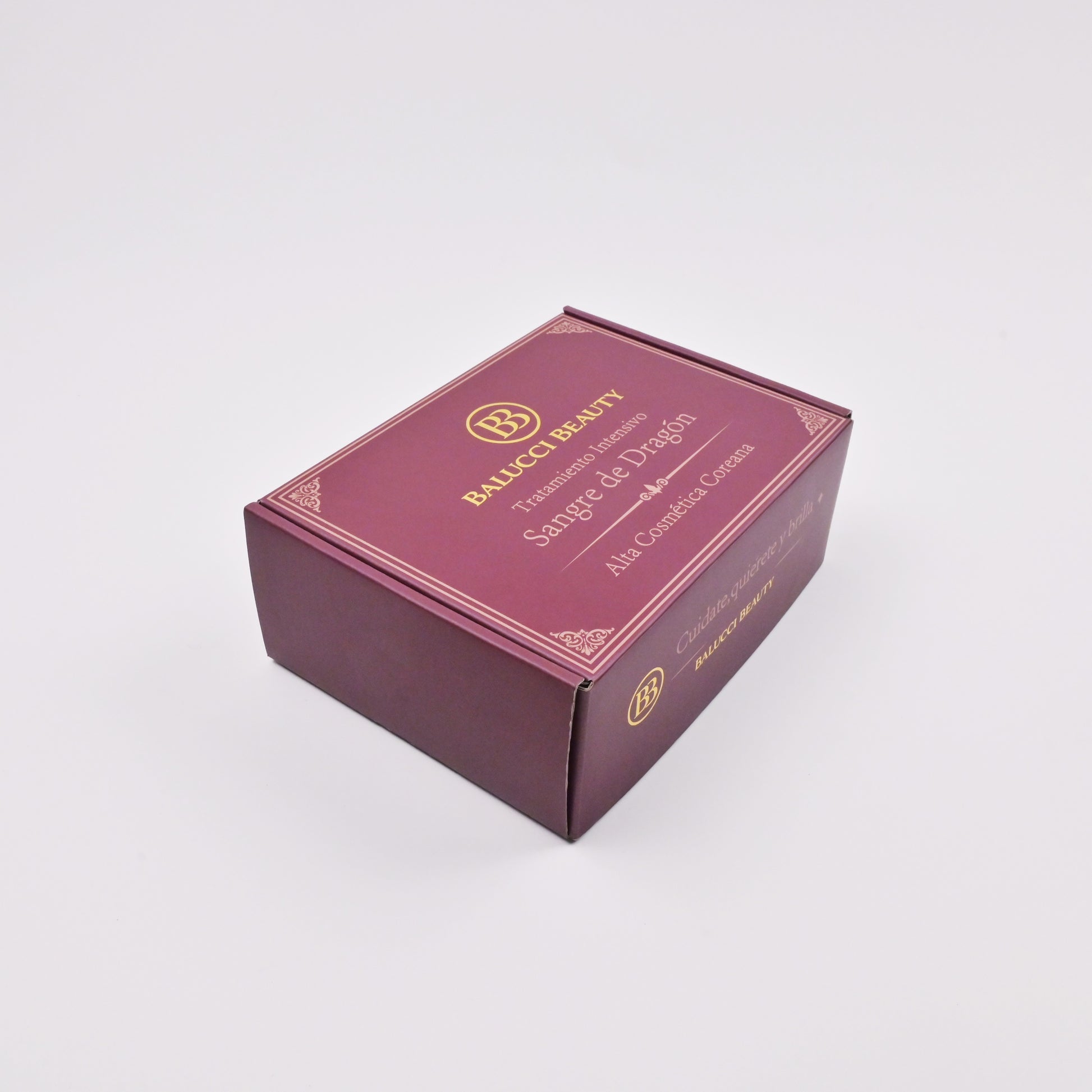 Gold stamped rigid mailer box for high-end beauty and skincare brands