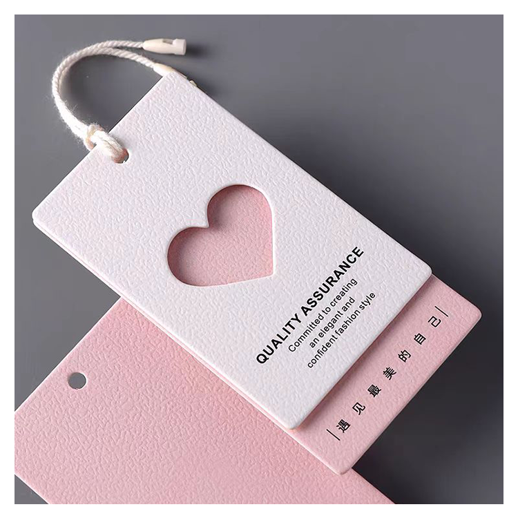 Heart-Shape Cutout Fashion Accessory Tag - Premium Wholesale Custom Packaging Solution