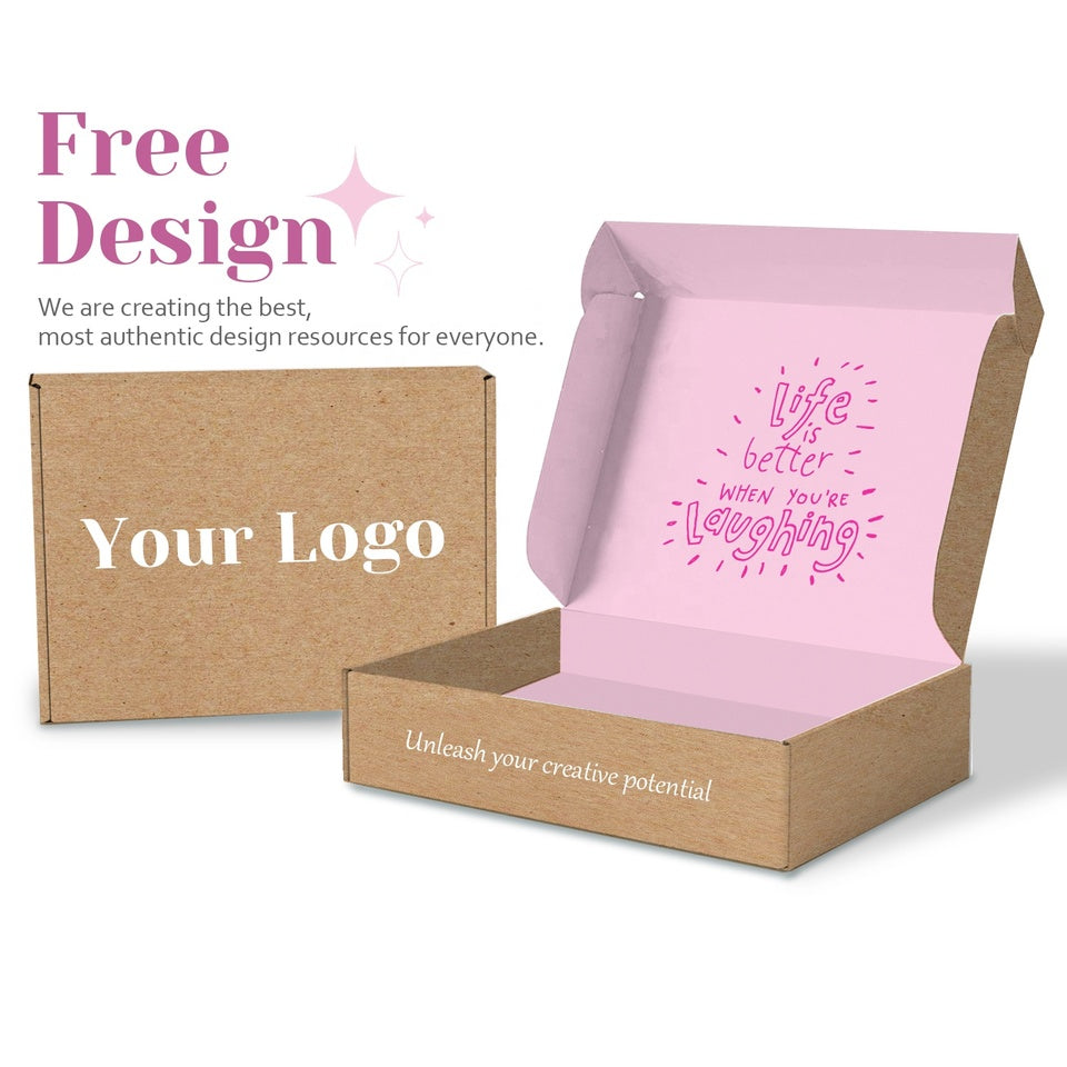 Kraft Corrugated | Foldable Structure | Clothing Mailer Box