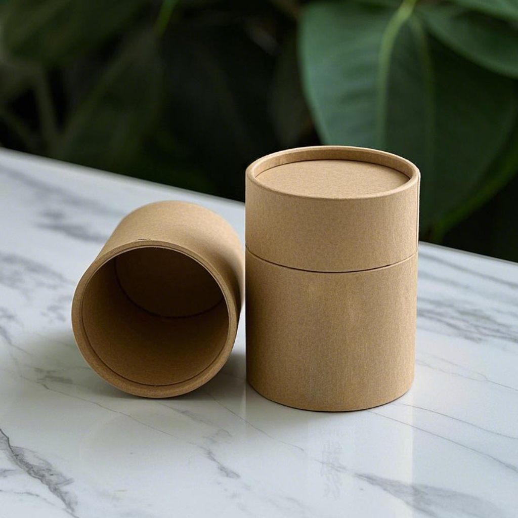Premium Kraft Paper | Round Tube Design | Cosmetic & Tea Tube