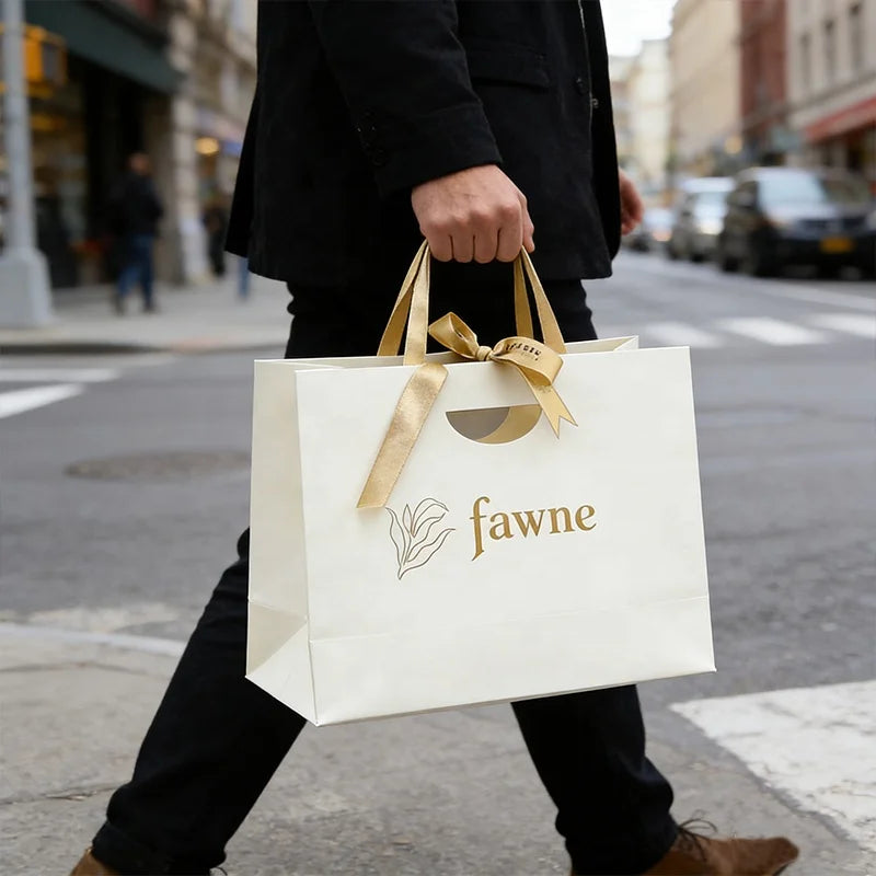 Custom Brand Print Retail Shopping Bag - Premium Wholesale Custom Packaging Solution