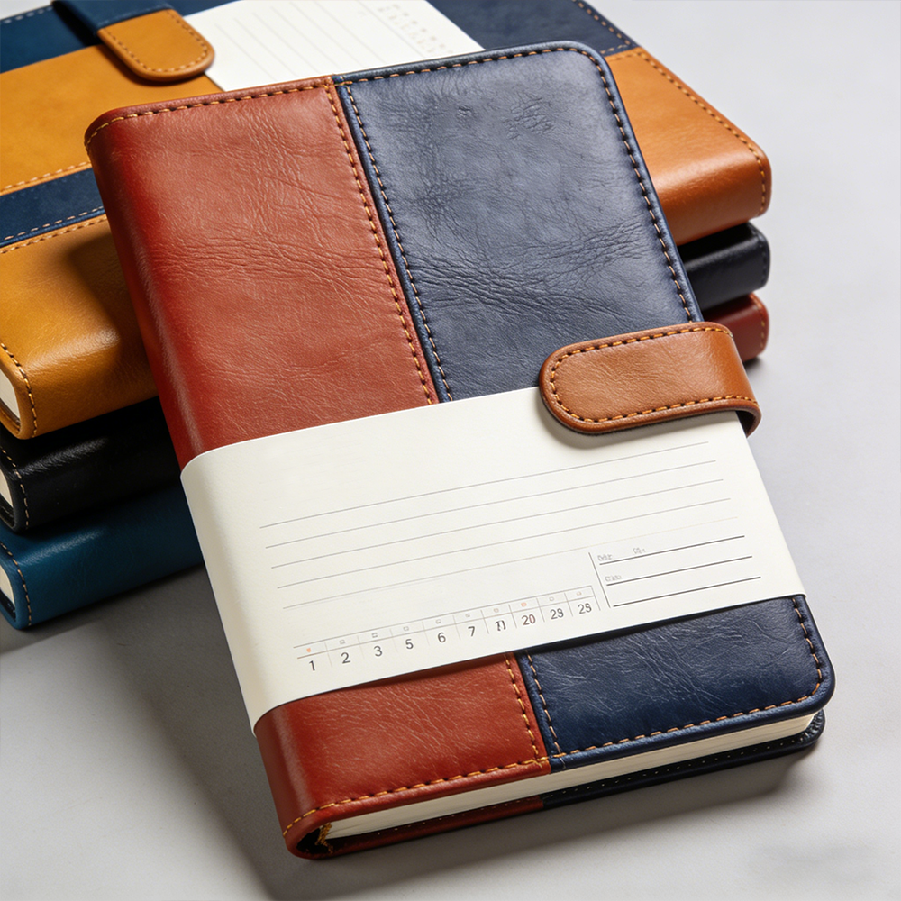 Premium PU Leather | Debossed Logo | Business Journal Notebook