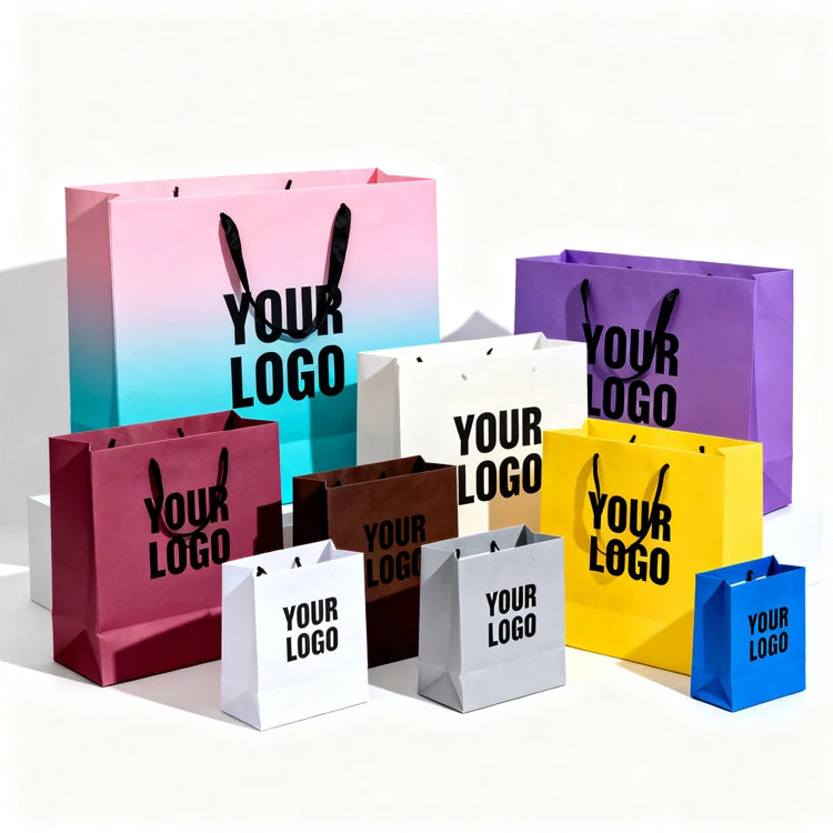 Recycled Kraft | Twisted Paper Handles | Apparel & Shoe Bag