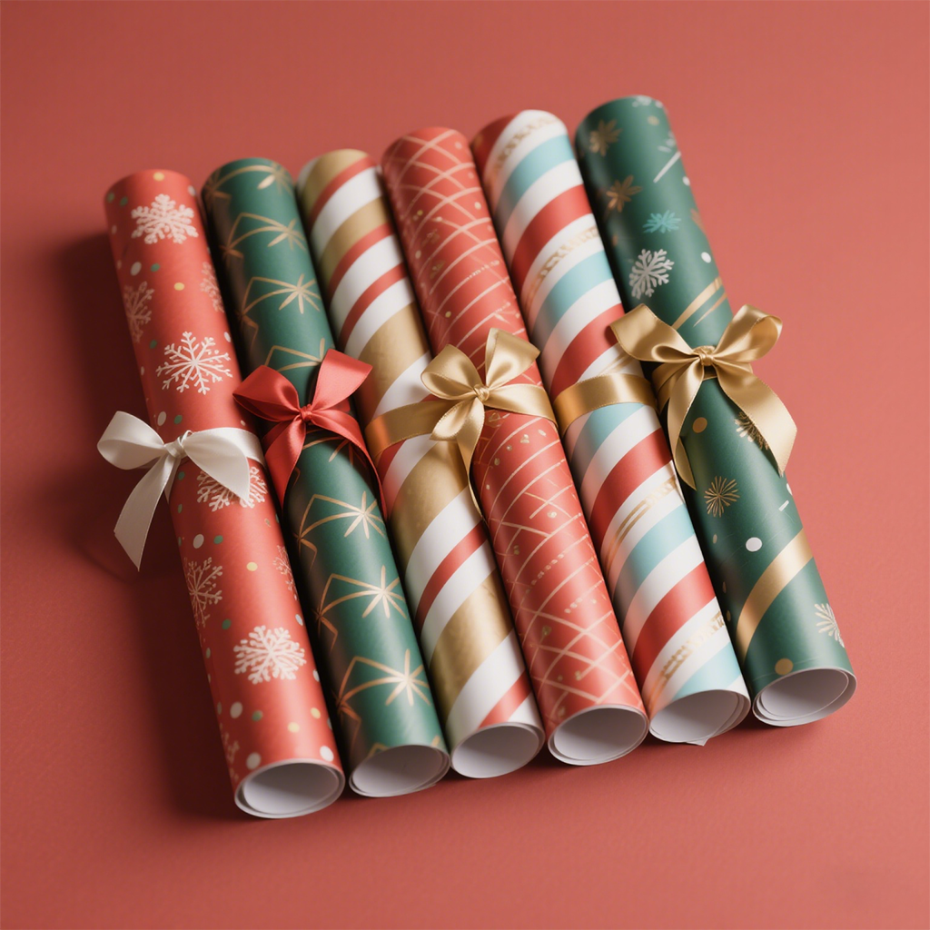 Festive Pattern Christmas Wrapping Paper - Premium Wholesale Custom Packaging Solution