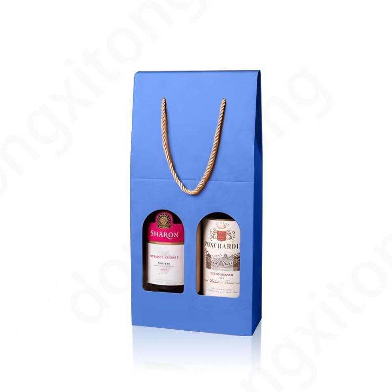 Durable Kraft Paper | Single-Bottle Size | Wine Packaging Bag