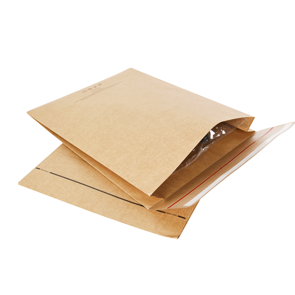 Eco-Friendly Kraft Paper | Double Adhesive Strip | Biodegradable Mailer Bag