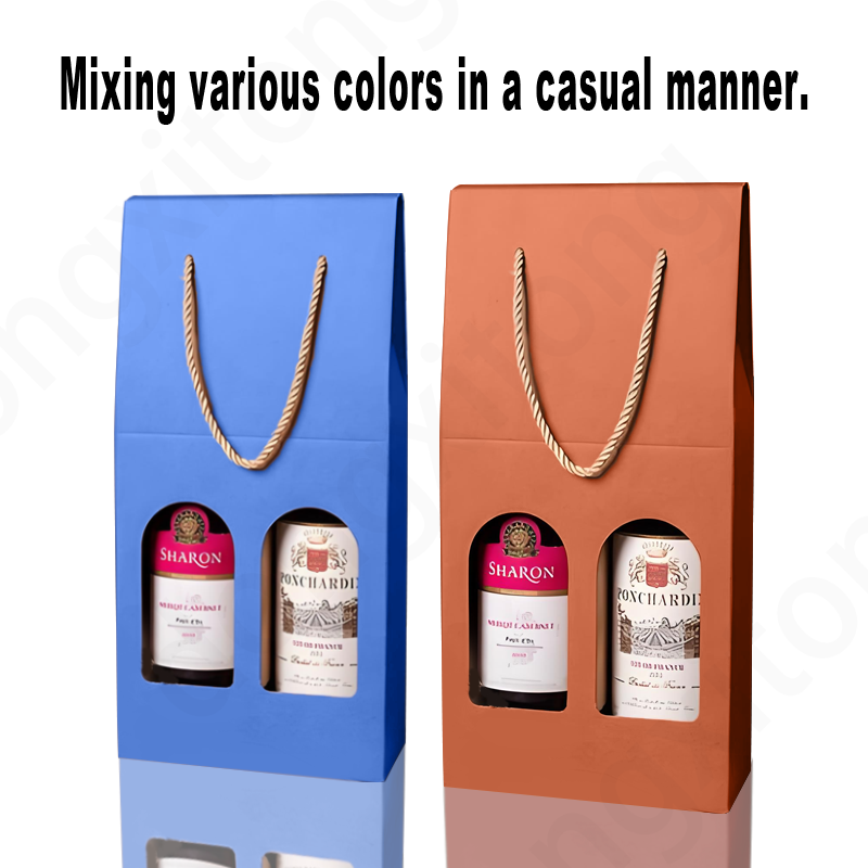 High-quality Single-Bottle Size Wine Packaging Bag for B2B wholesale and retail branding