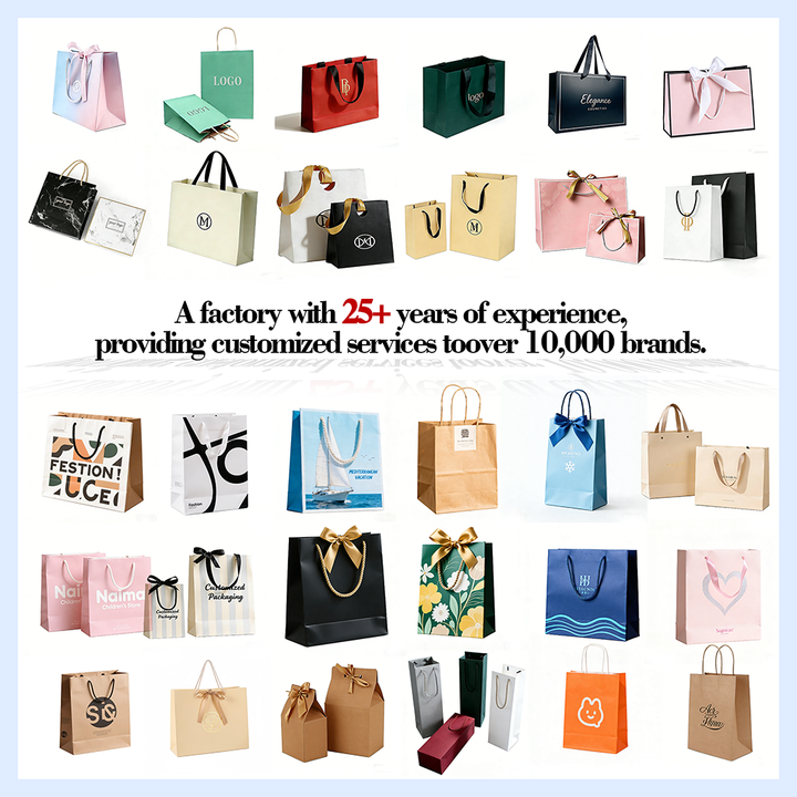 High-quality Hot Stamping Luxury Gift Bag for B2B wholesale and retail branding