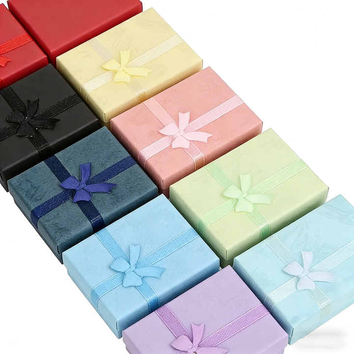 Small rigid greyboard gift boxes with custom logo printing for wholesale
