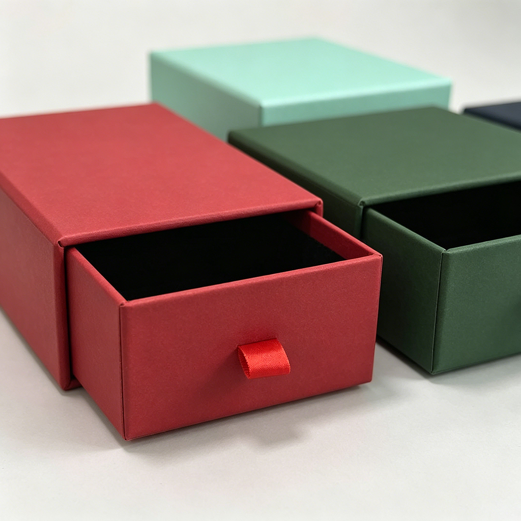 Sleek Minimalist Slide-Out Packaging Box