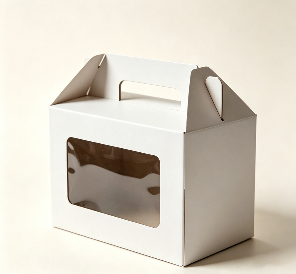 Aesthetic Off-white Handheld Packaging Box