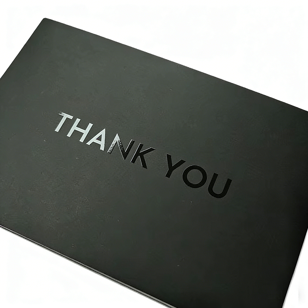 Classic Kraft Paper Thank You Card with Envelope