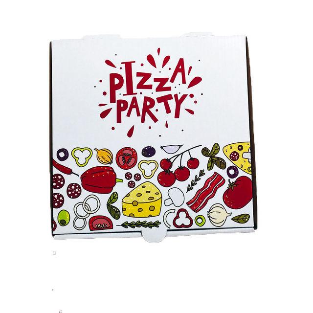 Grease resistant kraft pizza delivery box custom print wholesale