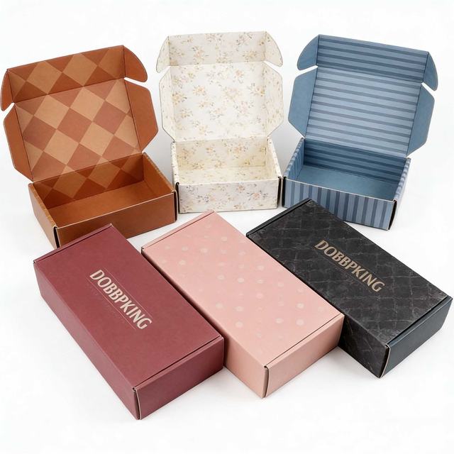 Foldable structure clothing mailer box retail wholesale packaging