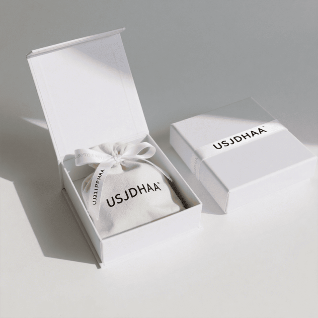 Premium jewelry packaging box magnetic lid custom branding wholesale